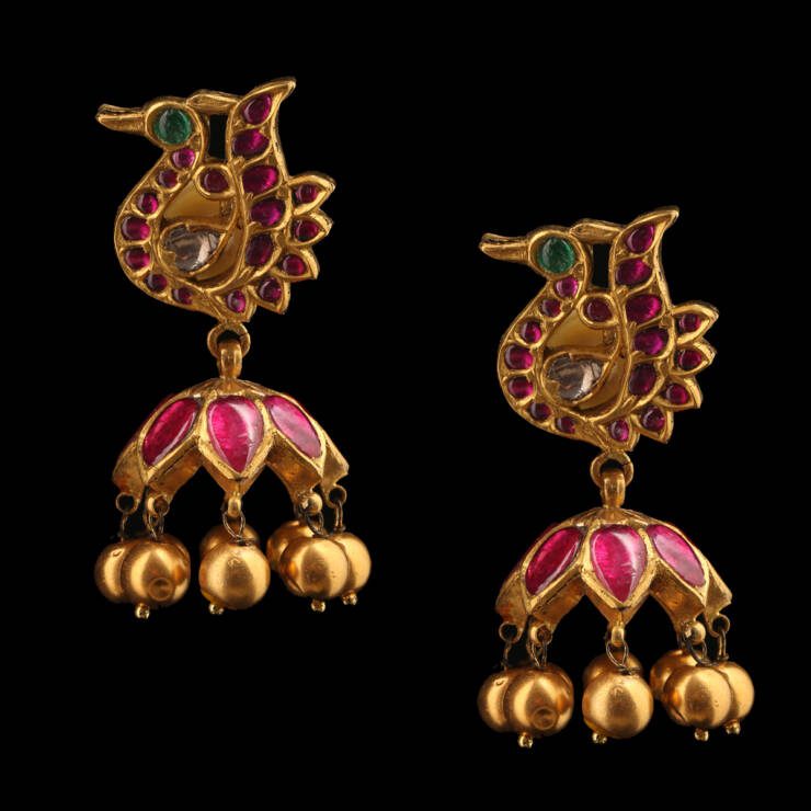 Heirloom Ruby Jhumka