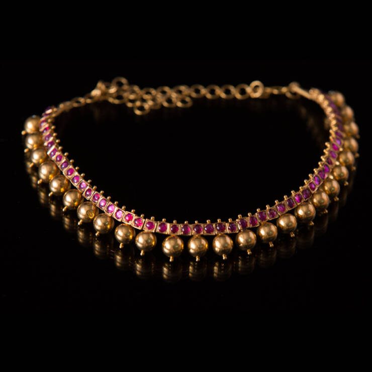 KMN 101 - Traditional Ruby Gajji