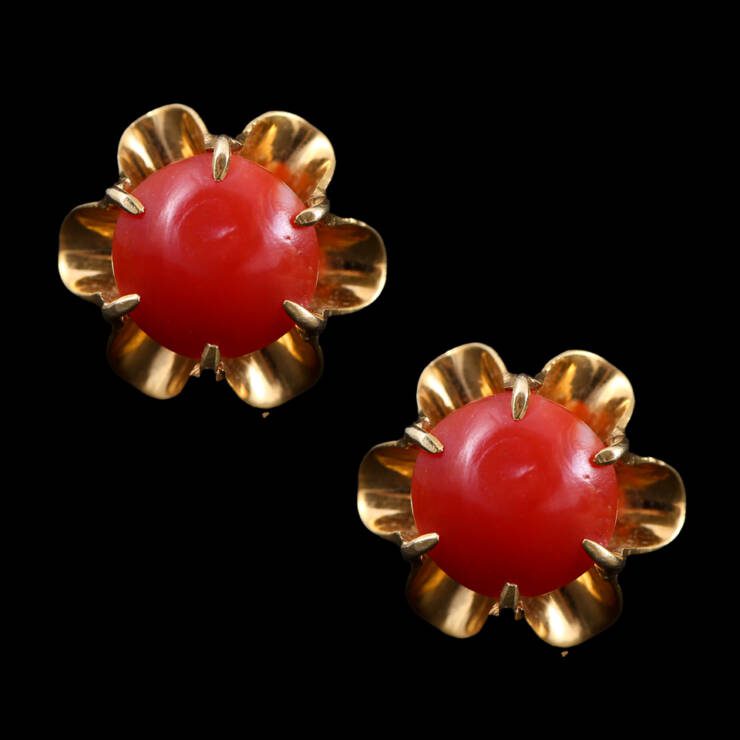 KMN 116 - Trendy Coral Earrings