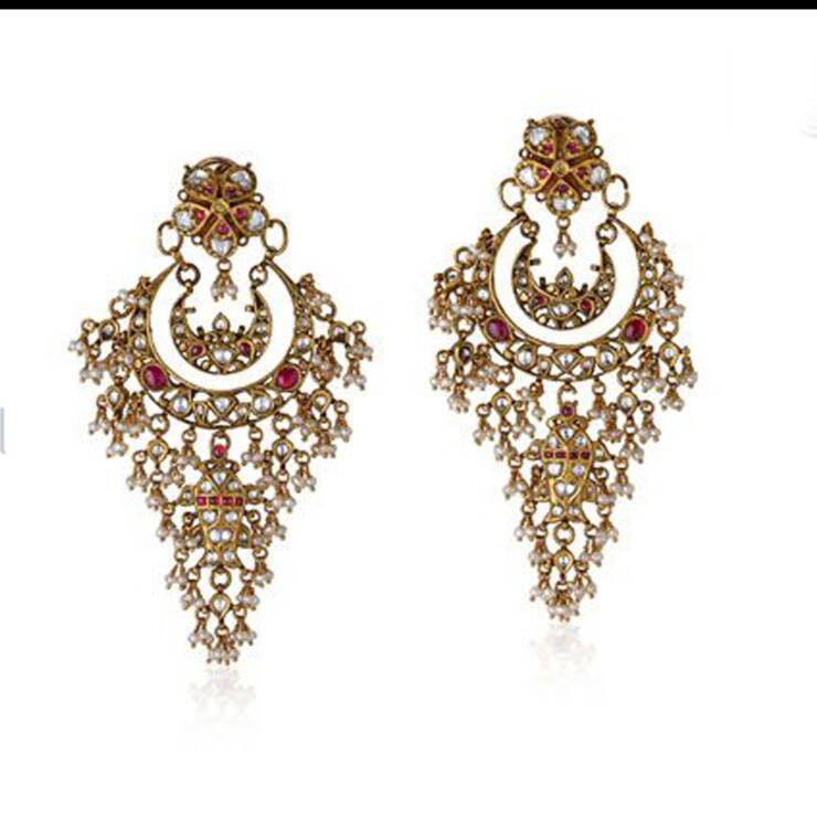 KMN 139 - Enchanting Ruby & Pearl Drops