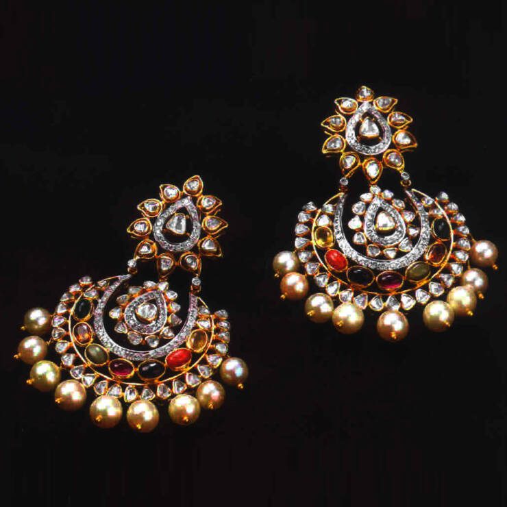 KMN 244 - Navratna Chaandbali