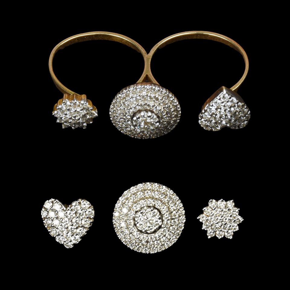 KMN 268 - Twin Diamond Ring