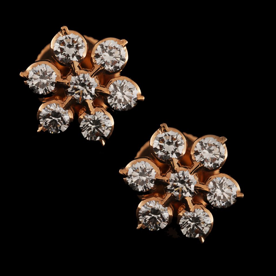 KMN 272 - Nakshatra Diamond Earrings