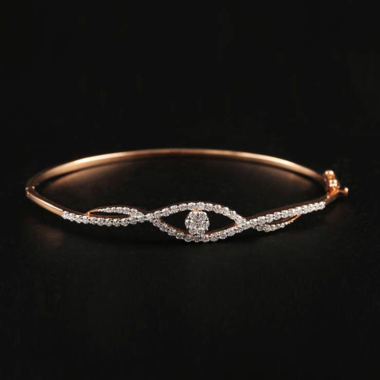 KMN 288 - Sleek Diamond Bracelet