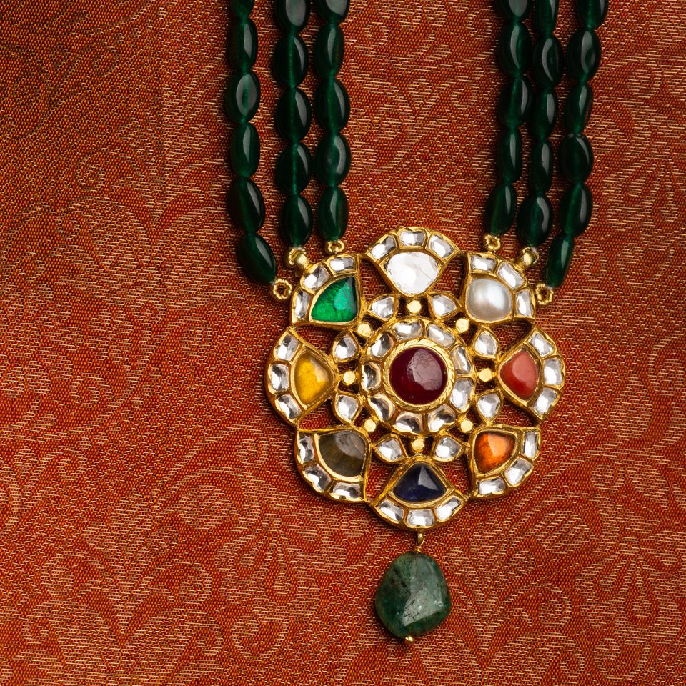 KMN 298 - Bespoke Navaratna Pendant