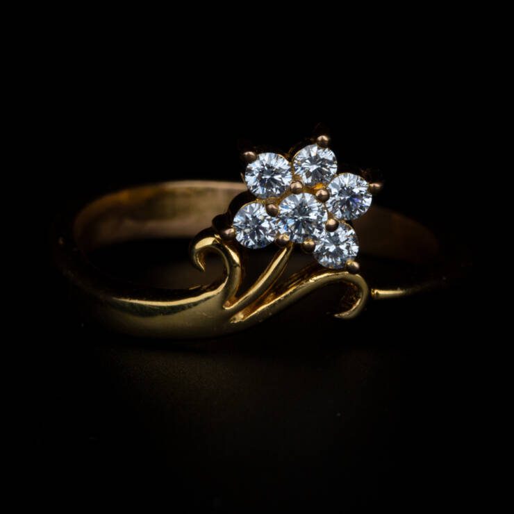 KMN 311b - Swastika Diamond Ring Series