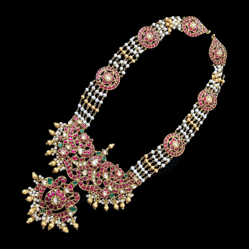 KMN 329 - Vintage Pearl & Ruby Haram
